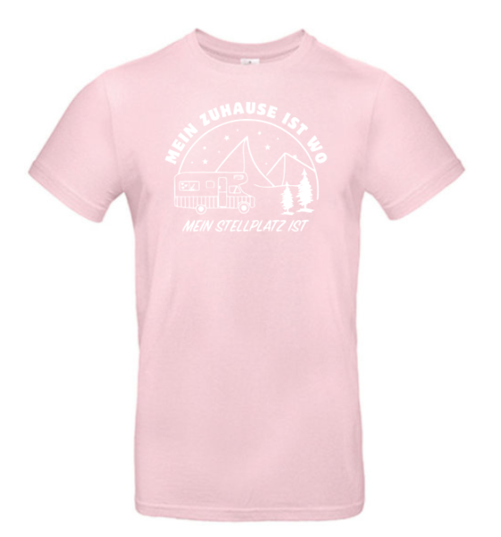 T-Shirt "Zuhause ist, wo mein Stellplatz ist"
